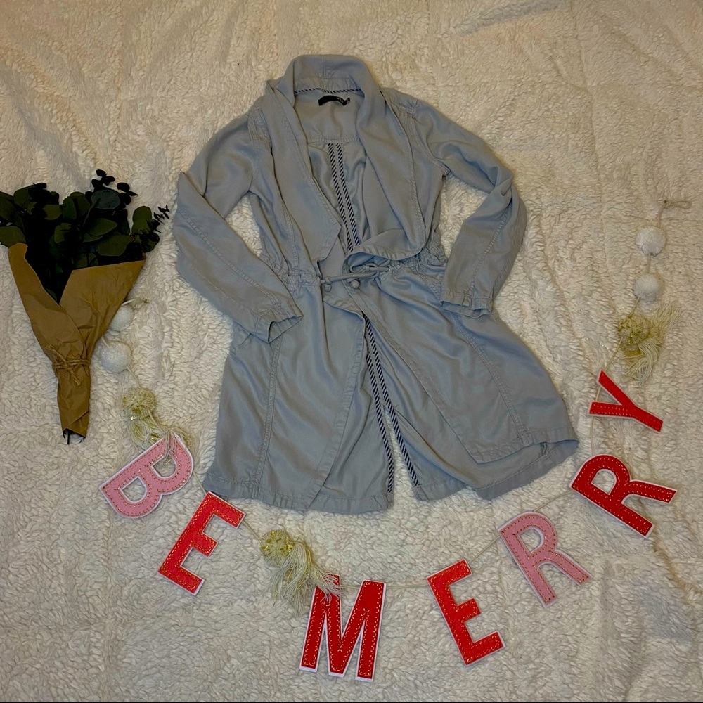 Max Jeans Size XS Gray Overcoat